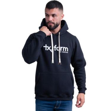 Imagem de MOLETOM TEXAS FARM - MT036 - PRETO/ BRANCO-Masculino