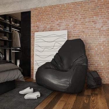 Imagem de Puff Macio Preto - Mobly