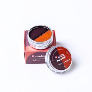Imagem de Amokarité Batom Duo Cremoso Multifuncional 3 em 1 - Amora + Avelã Glow