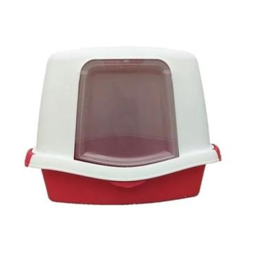 Imagem de Banheiro triangular (sprint) american pets, Vermelho