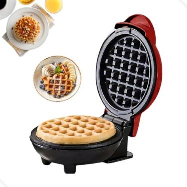 Imagem de Aparelho Portátil 350W para Waffles – Praticidade e sabor no dia a dia. Compacto, leve e fácil de limpar. Ideal para preparar cafés da manhã e lanches deliciosos em minutos