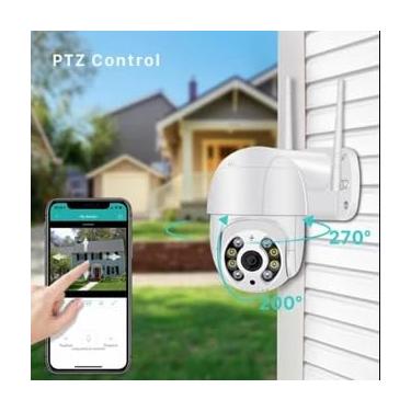 Imagem de KIT Câmeras de Segurança Resistente a Água Full HD WiFi Sem Fio 360 (4)