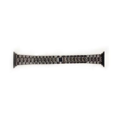 Imagem de Pulseira Relogio Smartwatch Luxo Pedra Strass Aço 3