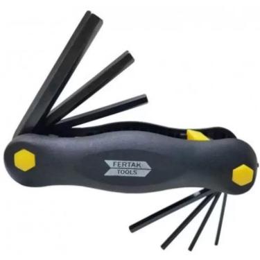 Imagem de Jogo De Chave Hexagonal Canivete 7 Peças- Fertak