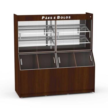 Imagem de Armário De Pão Com Tulha 2,00 Metros Wengue Valencia Aptu2000 220v - Refrimate
