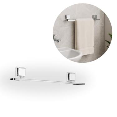 Imagem de Porta Toalha de Banho Piatina Arthi | Toalheiro | Praticidade e Elegância para seu Banheiro | Toalha Sempre Seca | Instalação Simples | Fita Colante 3M | Suporte de Toalha