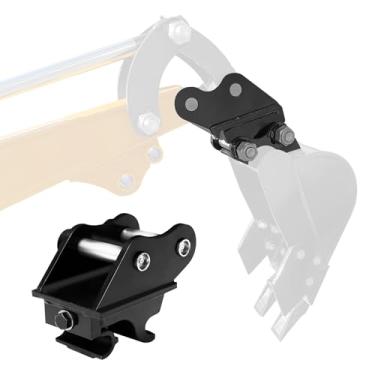 Imagem de Acessórios para miniescavadeira engate mecânico de troca rápida para acoplador rápido de escavadeira pequena cabe na maioria das escavadeiras de até 3 toneladas