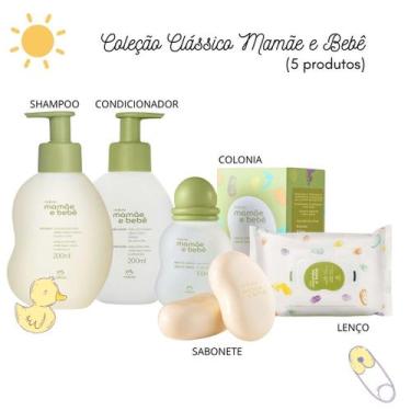 Imagem de KIT Clássico Colônia Shampoo Condicionador Sabonete Barra e Lenço (5 p