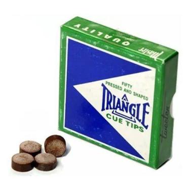 Imagem de Sola Triângle Original 12mm Taco De Sinuca Bilhar Oficial kit com 4 un