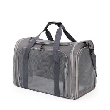 Imagem de Bolsa Tiracolo Transporte Pet Mala de Mão para Cães Gatos e Animais Pe