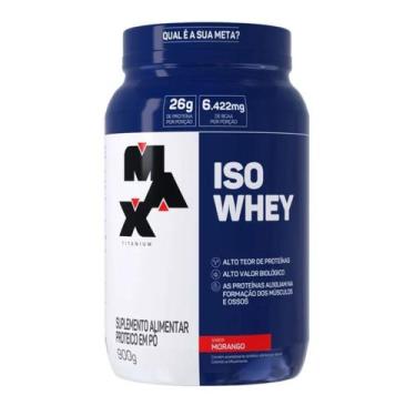 Imagem de Whey Isolado Iso Whey 900g - Max Titanium, 900g, Baunilha