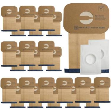 Imagem de Sacos de aspirador de pó premium estilo C para aspiradores Electrolux Canister – Serve nos modelos L, E G, Super J, Silverado, Ultralux, Epic, Diplomat – (24 sacos + 2 filtros) Compatível com Aerus