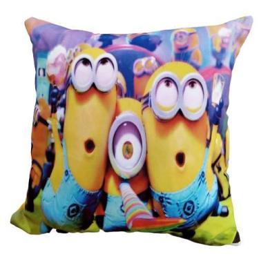 Imagem de Kit 02 Capas de Almofada Estampada Infantil 45cm x 45cm Kids - Stinely