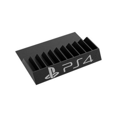 Imagem de Suporte PLA 3D Impresso para 10 Jogos: Praticidade e Organização Gamer