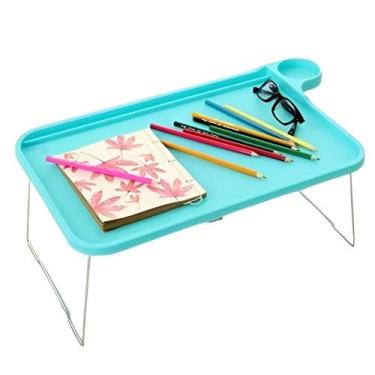 Imagem de Mesa portatil para notebook suporte bandeja desmontavel cama sofa cafe