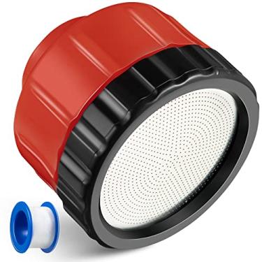 Imagem de Bocal de água de substituição 1000PL para Dramm 074994324268, bocal de mangueira de irrigação de plástico para jardim, 28 litros com fita de vedação de rosca PTFE para plantas tenras, flores, estufa, jardim de berçário, vasos, recipientes