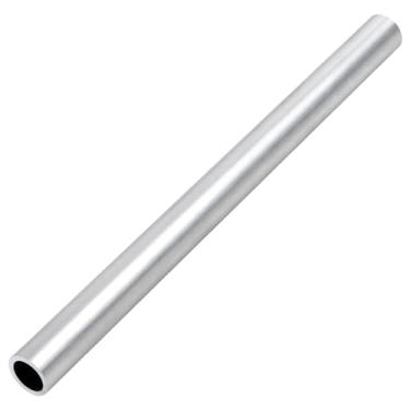 Imagem de UAUAFIFI Tubo de alumínio 6061, tubo redondo de alumínio sem costura OD de 25 mm, parede de 3 mm x tubo reto de metal de 330 mm de comprimento para bricolage, indústria, decoração (1 peça, 25 x 19 x