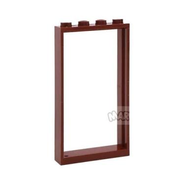 Imagem de Blocos De Construção De Moldura De Porta De Vidro Transparente, Compat