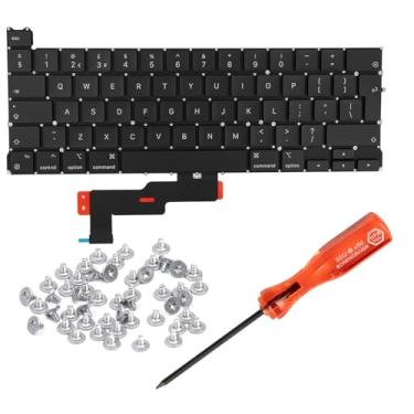 Imagem de HAWSON Substituição de teclado UK A2338 para MacBook Pro Retina 33.0 cm M1 M2 A2338 2020 2022 Ano UK Layout com parafusos de teclado e chave de fenda
