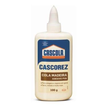 Imagem de Cola para Madeira Cascorez 100g Henkel - Adesivo PVA para Móveis e Rep