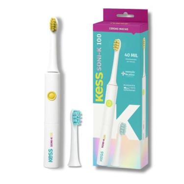Imagem de Escova Dental Elétrica e Refil Extra Kess Belliz Soni-K100 Cod. 2525 -