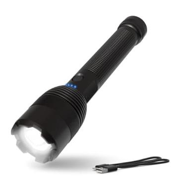 Imagem de Energizer Lanterna tática de LED recarregável 10000XT-R, 10.000 lúmens, lanterna de metal durável com modo boost para brilho extremo