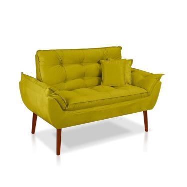 Imagem de Kit 01 Namoradeira Opala 02 lugares  +  02 Almofadas cheias  Suede