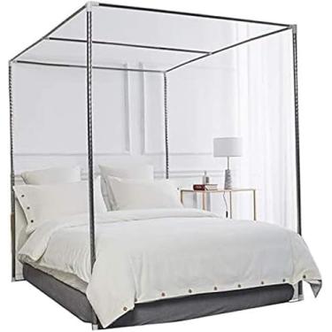 Imagem de Estrutura De Cama Com Dossel De Metal De Quatro Cantos, 22mm, 1.8×2.2m bed