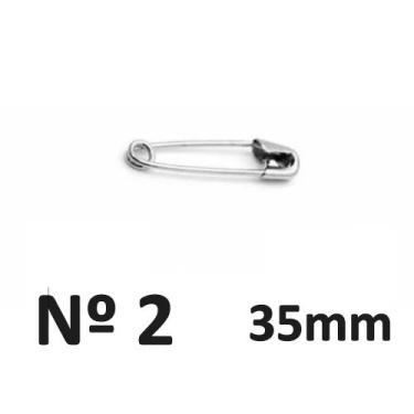 Imagem de Alfinete De Segurança Nº 2 Sekich C/ 100 Unidades 3,5 cm