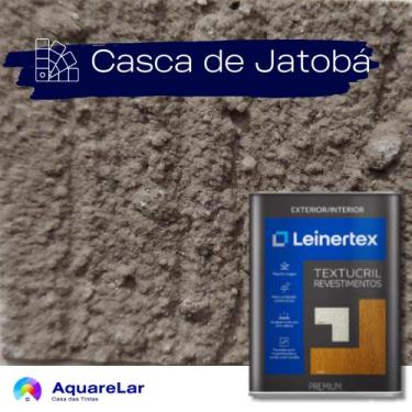 Imagem de RÚSTICO (GRAFIATO) TEXTUCRIL LEINERTEX 23Kg, CASCA DE JATOBÁ