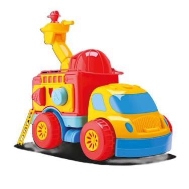 Imagem de Caminhãozinho Bombeiro Tunder Trucks Gava Toys