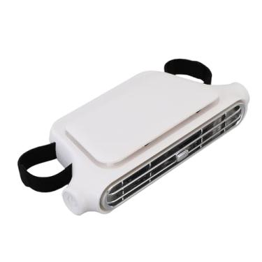 Imagem de Tnfeeon Ventilador Portátil, Ventilador de Assento de Carro, de Resfriamento Recarregável USB Com Design Sem Lâmina, Velocidade de Ajustável 3000mAh para Campamento Ao Ar Livre de Viagem, Operação