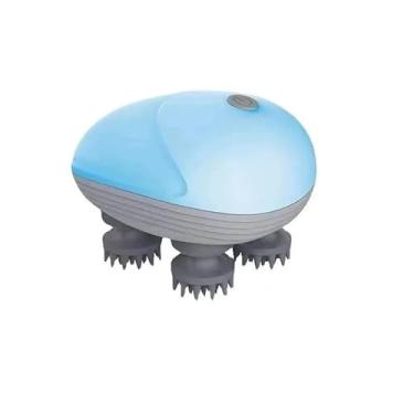 Imagem de Massageador Portátil para Cabeça, Ombro e Pescoço | 5 Modos | Alívio de Estresse (Azul)