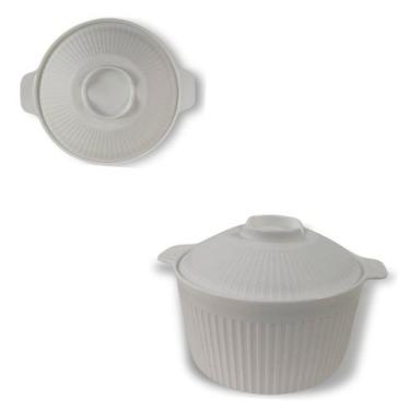 Imagem de Tigela Ramen Sopa de Cebola Francesa 1100ml com Tampa - Saz, Branco