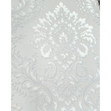 Imagem de Papel de parede italiano, vinilico importado limpável, arabesco 45018