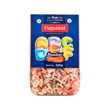Imagem de Macarrão Bambini Letrinhas Tricolore Paganini 300g