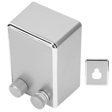 Imagem de Varal Montado na Parede, Corda de Lavanderia Retrátil de Rack de Aço Inoxidável para a Torre do Banheiro da Lavanderia (prata elegante)