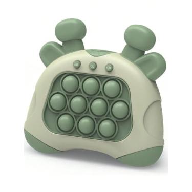 Imagem de Pop It Eletrônico Fidget Toy Sensorial com Luzes LED | Jogo de Imprensa Rápida Anti-Estresse para Crianças e Adultos | Brinquedo Portátil para Alívio da Ansiedade (Verde)