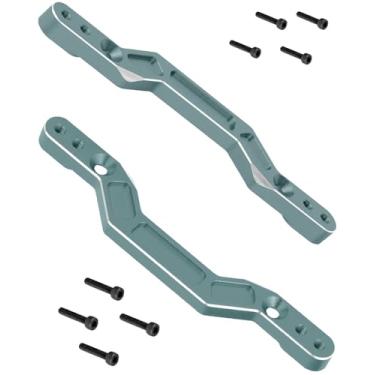 Imagem de hopsupRC RC Aluminum Shock Tower Upgrade Parts for 1/18 Granite Grom 1/16 Mojave Grom 1/14 Mojave Grom Mega 380 RC Car,Front Rear Shock Mounts Damper Plate Set Hops Up.Titanium