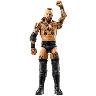 Imagem de Boneco WWE Aleister Black Basic Series #108 em escala de 15 cm com articulação e anel