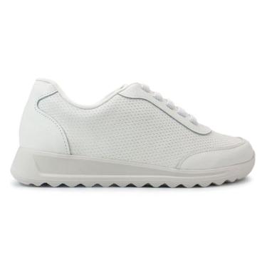 Imagem de Tênis Usaflex Feminino Couro Casual Branco Uc0702001 38