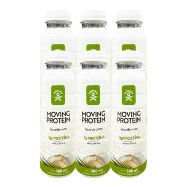 Imagem de Combo 6 Moving Whey Protein 5g Proteína 300ml Água de Coco