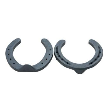 Imagem de Jogo de Ferraduras LG para Cavalo N03 Leve com Guarda Cascos Jockey - 