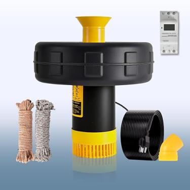 Imagem de YANASO Bomba aeradora de fonte de lago com temporizador, cabo de alimentação de 15 metros, 2 padrões de pulverização, circulação de água com eficiência energética para lagos e lagos, fácil instalação