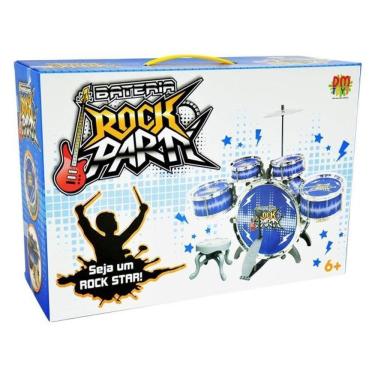 Imagem de Bateria Infantil ROCK PARTY Azul 51CM DM TOYS DMT6066