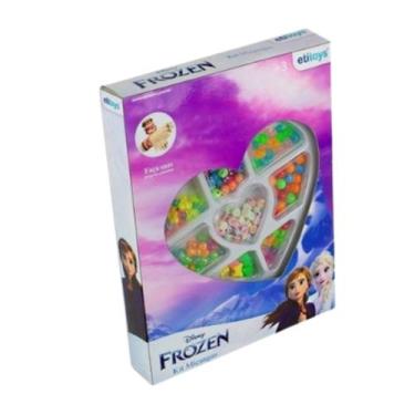 Imagem de Kit Miçangas Pulseira Frozen 140 Peças - Etitoys - Etilux