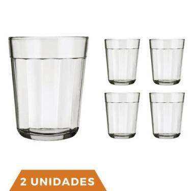 Imagem de 4 Copos Vidro Cachaça Americano Dose Shot 45ml Pinga Nadir - NADIR FIG