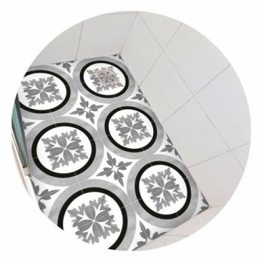 Imagem de Adesivo Piso Box Cinza Antiderrapante Lavável 1,20 X 0,80 - Colacomigo