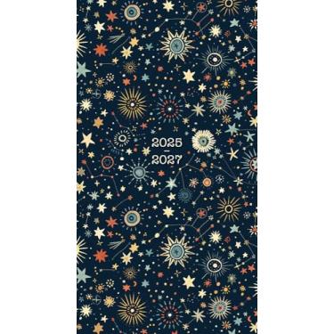 Imagem de Agenda de bolso 2026: Agenda de bolso mensal de dois anos (29 meses): agosto de 2025 - dezembro de 2027, 16,5 cm x 9 cm - Galaxy