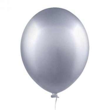 Imagem de Balão 5 Alumínio Natural Happy Day 25 Un